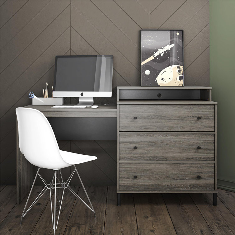 Using dresser on sale as desk